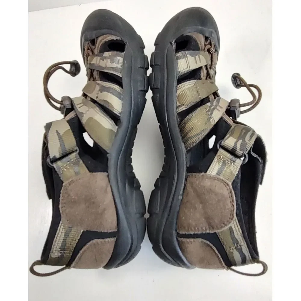 Keen‎ Newport Hiking Sport Sandals Size 4 Green Camo 1014988